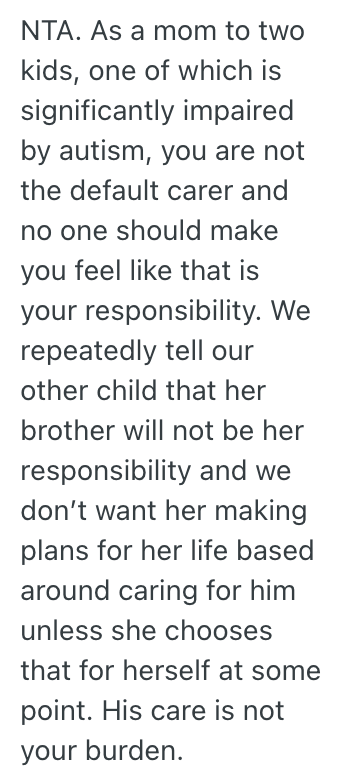 Screenshot 2025 07 11 at 11.20.20 AM Her Autistic Brother Has Been Babied His Whole Life, But She Wont Take Care of Him After Her Parents Pass Away